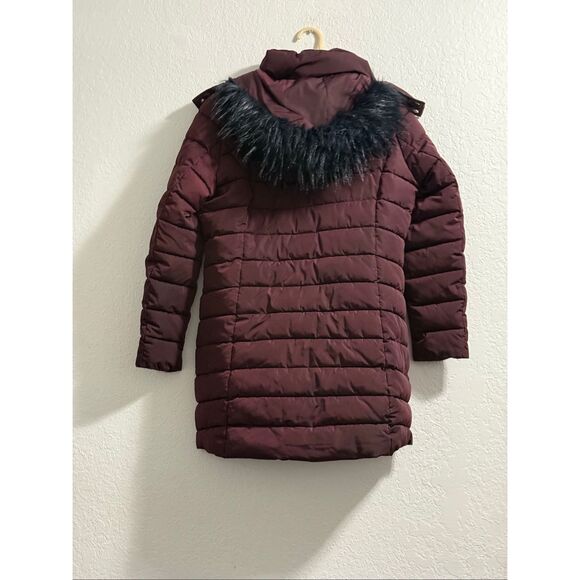 Tommy Hilfiger long car coat jacket puffer L warm Winter Professional - Picture 3 of 3